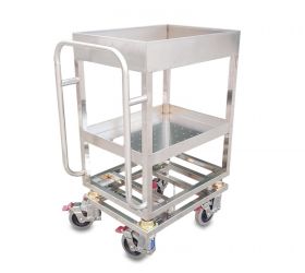 晶圓芯片周轉(zhuǎn)震推車