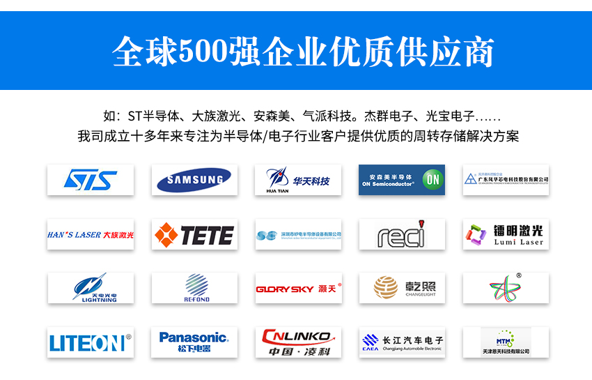 立式錫膏先進(jìn)先出滑軌廠家的合作客戶 立式錫膏先進(jìn)先出滑軌廠家的合作客戶