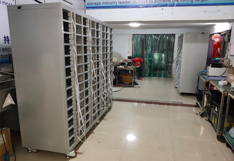 電子智能柜現(xiàn)場組織實拍圖